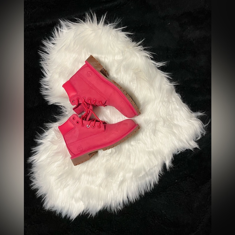 Pink Timberlands size 1